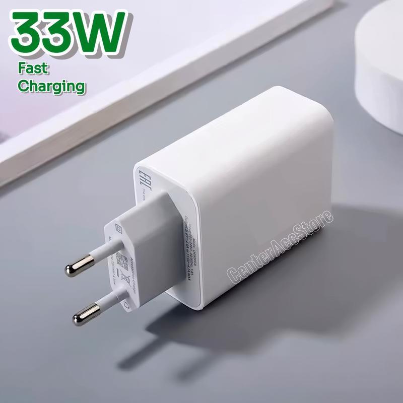 CHARGER INFNIX 33W Fast Charging+1 Set Kabel TypeC Dan Mikro Kabel Ponsel Telepon Gadget Handphone Pengisi Adapter