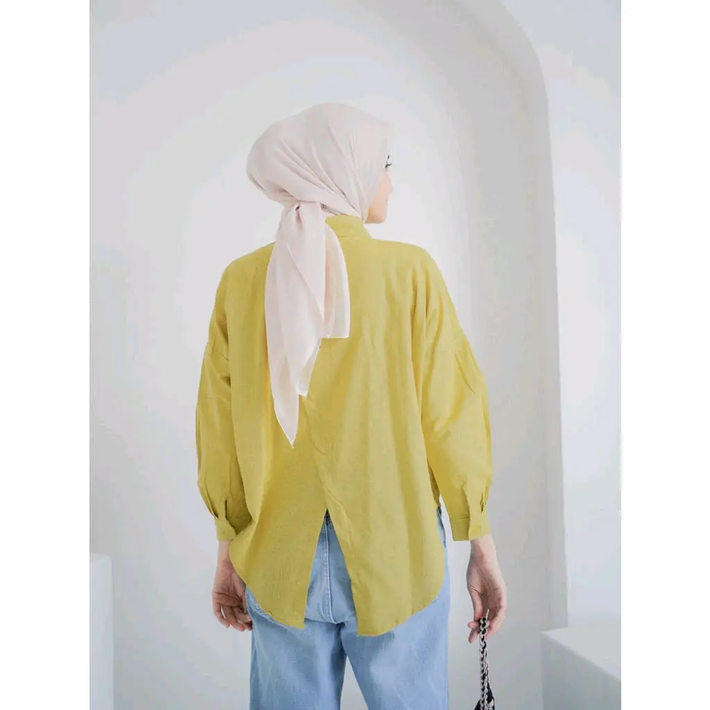 KEMEJA WANITA LINEN NELKA,GEMILANG NELKA SHIRT