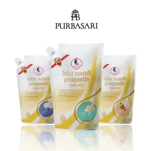 Purbasari Lulur Mandi Pengantin 500gr Bengkoang Mutiara Susu Mencerahkan