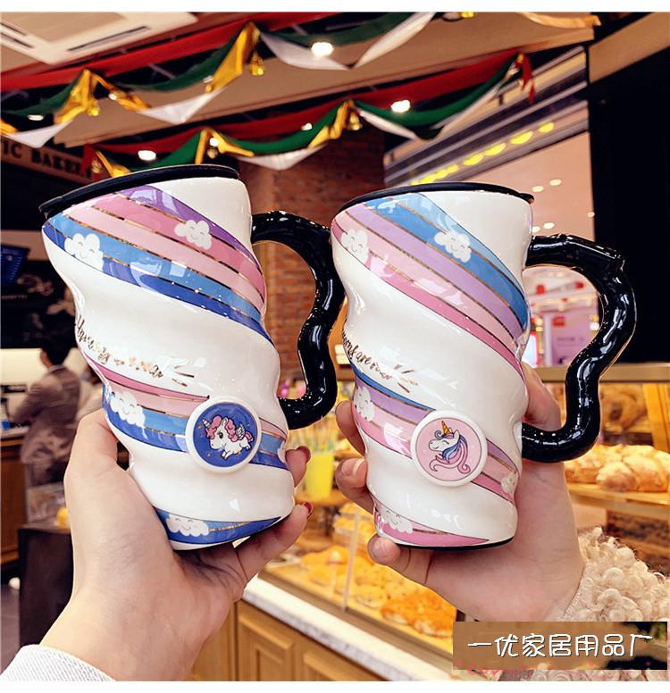 Product Introduction of Mug Personaliti, Reka Bentuk Kreatif, Comel dan Girly, Kapasiti Besar, Popular di Internet, Fesyen, Cawan Kopi, Diperbuat daripada Seramik, Sesuai untuk Kegunaan Isi Rumah, Cawan Air Kitchenware 19