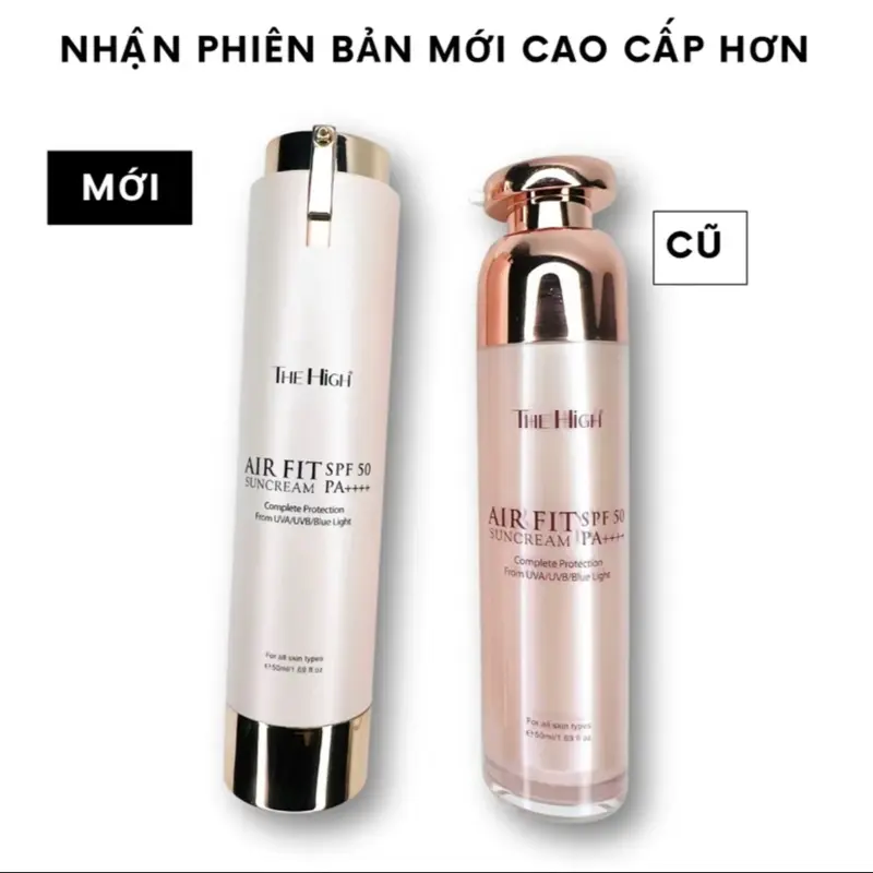 Kem Chống Nắng Nâng Tone Dưỡng Trắng Kiềm Dầu Hàn Quốc The High Airfit Sun