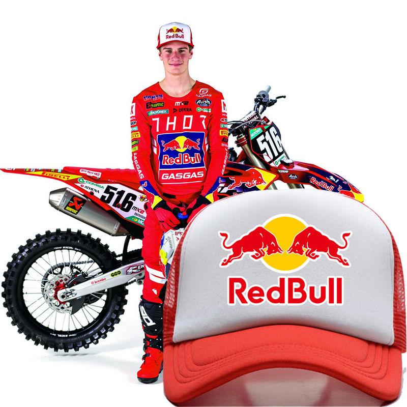 Dakar Rally GASGAS ทีม Red Bull การแข่งรถออฟโรด สินค้า Unisex หมวกเบสบอลม่านบังแดด หมวกตาข่าย [COD]