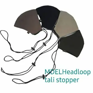 MASKER KAIN MODEL EARLOOP TALI STOPPER MASKER POLOS PRIA WANITA DEWASA