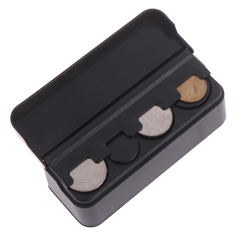 Product Introduction of Car Black Coin Case Loose Change Storage Box Small Money Wallet Holder Organizer 13