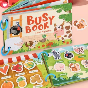 Buku Tenang Bayi Mekanisme Menarik Penting Untuk Menenangkan Bayi Melatih Ketangkasan Tangan Kecil Dapat Digunakan Kembali