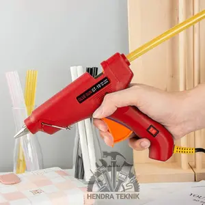 HOT GLUE GUN 20W / 80W XENON ALAT TEMBAK LEM BAKAR KECIL 7,4MM 20 WATT BESAR 11,3MM 80 WATT LEM LILIN