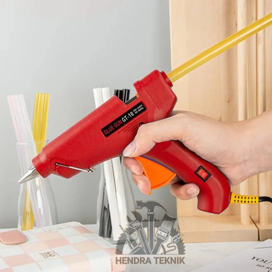 HOT GLUE GUN 20W / 80W XENON ALAT TEMBAK LEM BAKAR KECIL 7,4MM 20 WATT BESAR 11,3MM 80 WATT LEM LILIN