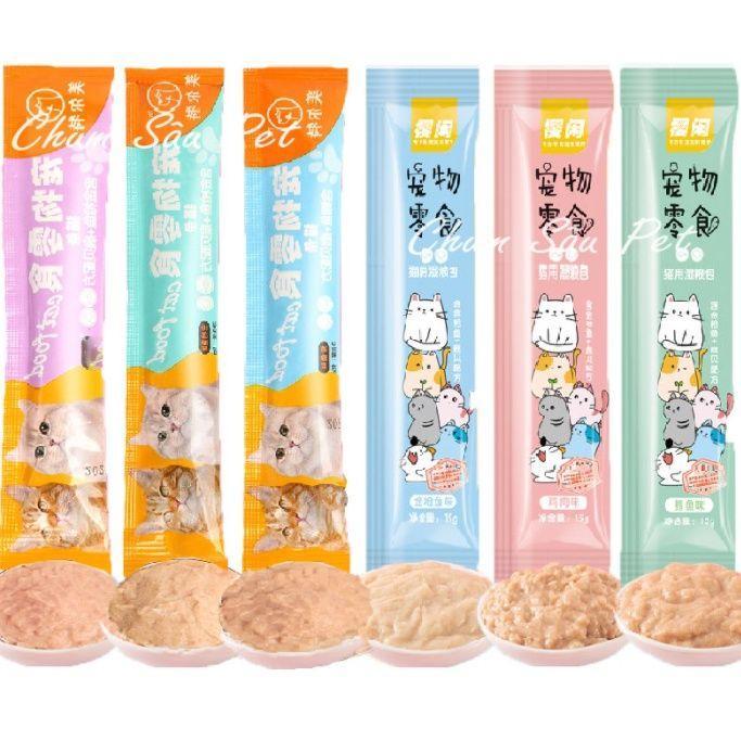   Combo 50 Và 100  Combo Soup Thưởng Cho Mèo Thanh Lẻ 15g 