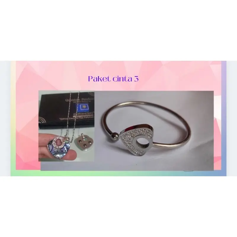 1 Set kalung Gelang Pria Wanita Terbaru W-102 4