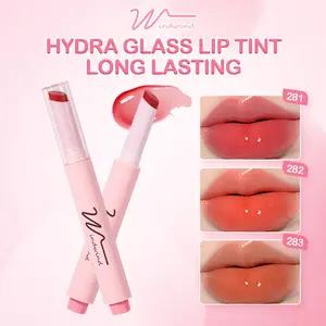 WindWind Moisturizing Glossy Balm Watery Glow Lip Gloss Mirror Lip Glaze Lip Jelly Tint Long Lasting Transferproof