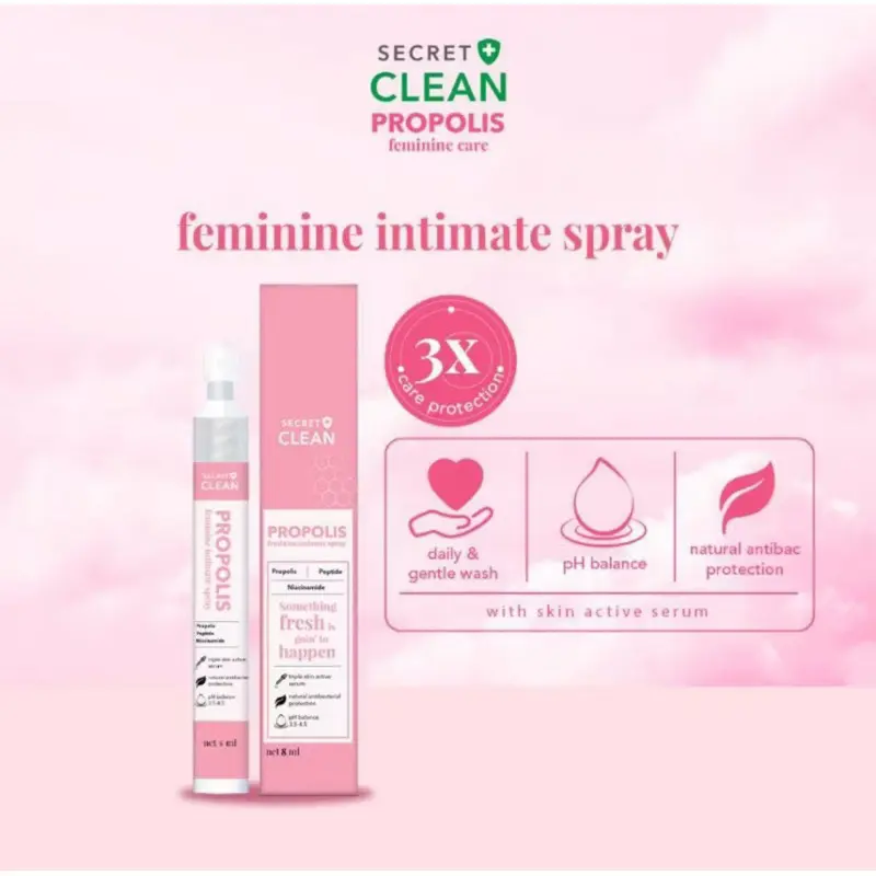 Secret Clean Propolis Feminine Package 2 in 1 (Wash + Serum) 1