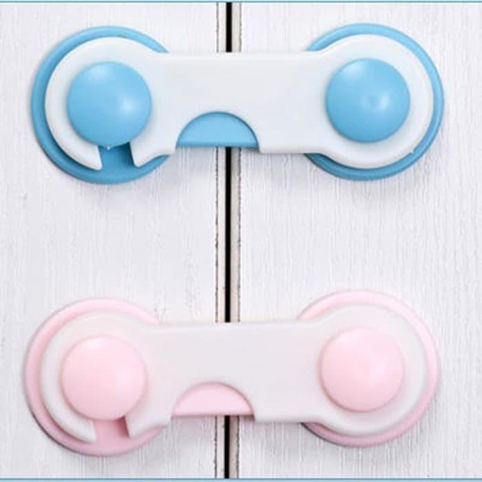 AS4 Wiih PROMO [ Pendek ] Pengaman Laci Kulkas Smile Baby Safety Lock Band Pengunci Gratis ongkir 1