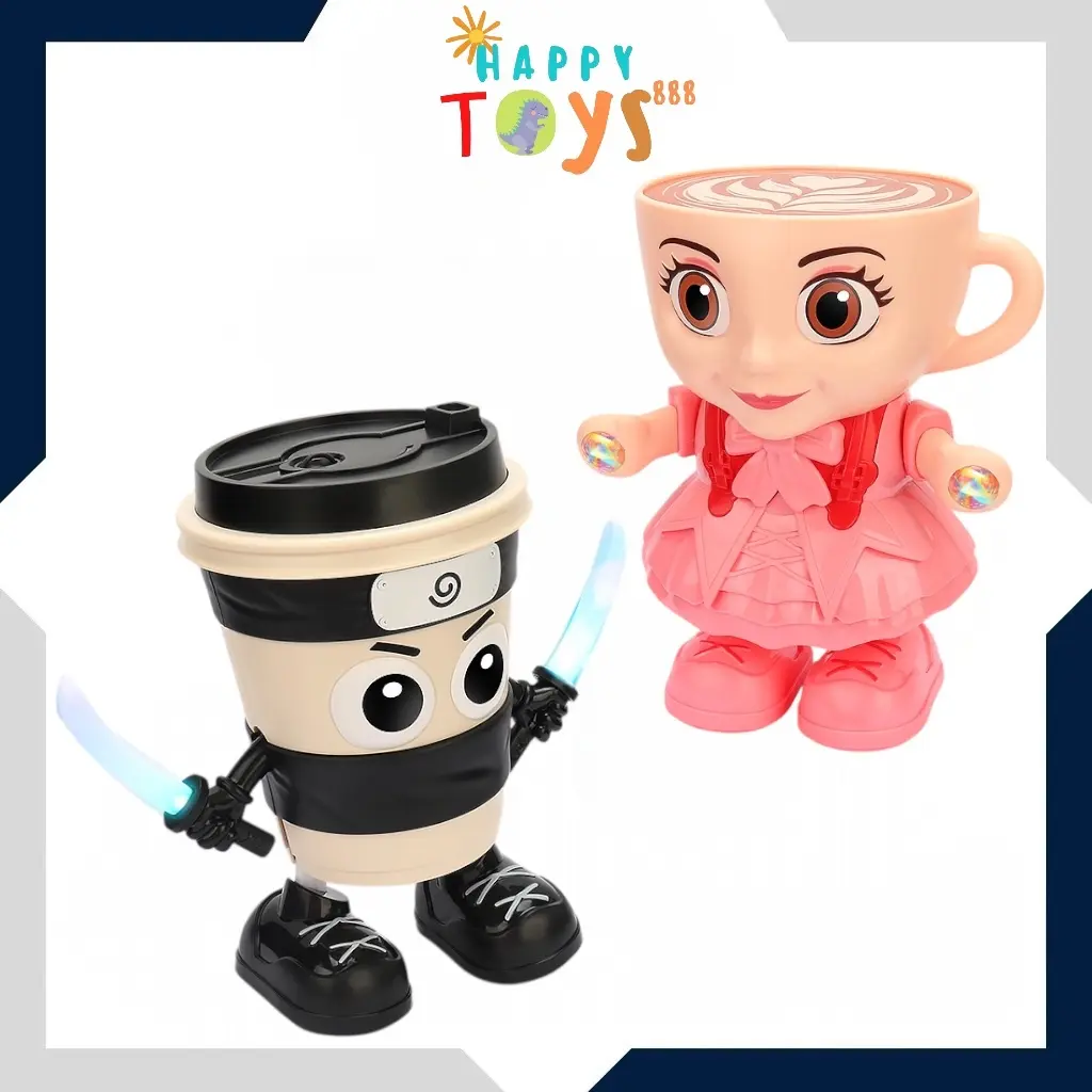 HAPPYTOYS.888 #D46 MAINAN ROBOT DANCING ANOMALY TUNG TUNG SAHUR MAINAN ROBOT DANCE ANAK COWOK DAN CEWEK MAINAN ROBOT CAPUCCINO ASSASINO DAN BARELINA CAPUCINA