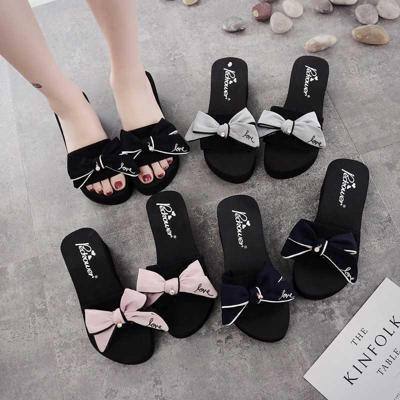Dép Lê, Thời Trang Mùa Hè Cho Nữ, Đi Bên Ngoài, Đế Xuồng, Dép Cao Gót, Chống Trượt, Giày Đi Biển, Dép, Hàng Mới Về 2024 8