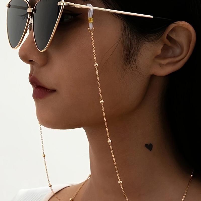 1pc Bohemian Style Metal Beaded Eyeglass Chain - Anti-Slip Holder for Women, Durable Zinc Alloy, Perfect Daily Wear & Decorative Accessories, Everyday Accessory|Bohemian Accessory|Durable Alloy jewelry 0