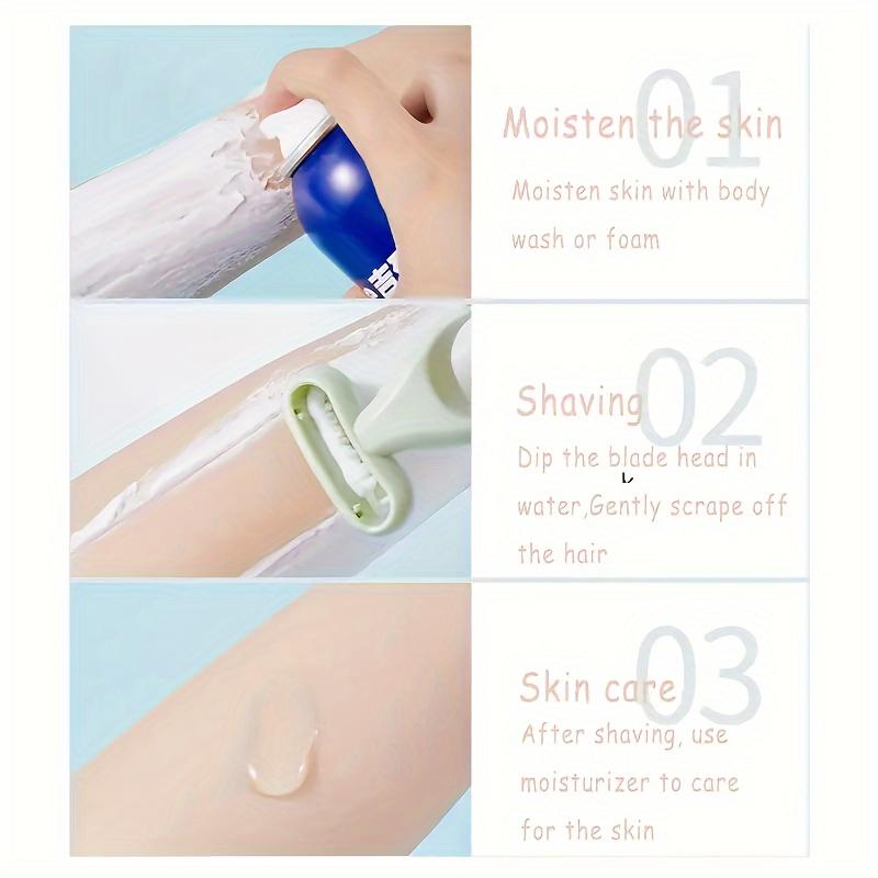 1pc Women's Gentle Bikini Trimmer - Painless Precision Shaving for Sensitive Skin, Extra Smooth & Reusable, Waterproof, Fragrance-Free, Ideal for Underarms & Body Hair Removal 2