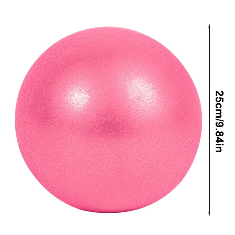 Product Introduction of 25cm Yoga Ball Frosted Thickened Explosion-Proof Clip-Back Ball Gymnastics Ball Fitness Ball Rhythmic Gymnastic Ball for Dance Practice Performance Exercise Training Competition 30