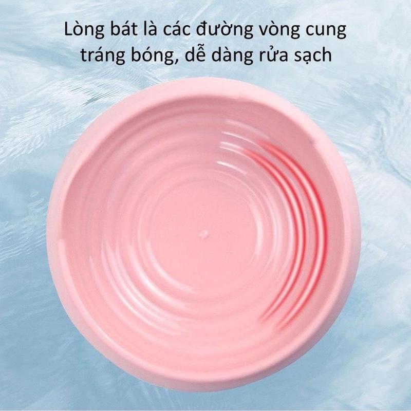 Bát ăn đơn hình tai mèo đáng yêu cho chó mèo chứa được nhiều thức ăn vững chắc loại dày - DuckPet 8