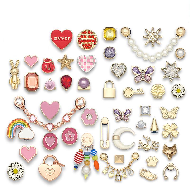 Charm gắn dép croc trang trí giày sang trọng cao cấp