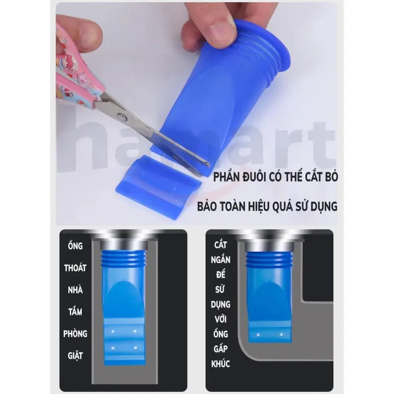 Ống Chặn Mùi Hôi Cống, Phễu Thoát Sàn Chống Hôi Thoát Nước Chắn Côn Trùng Hiệu Quả [ HCM ] 5
