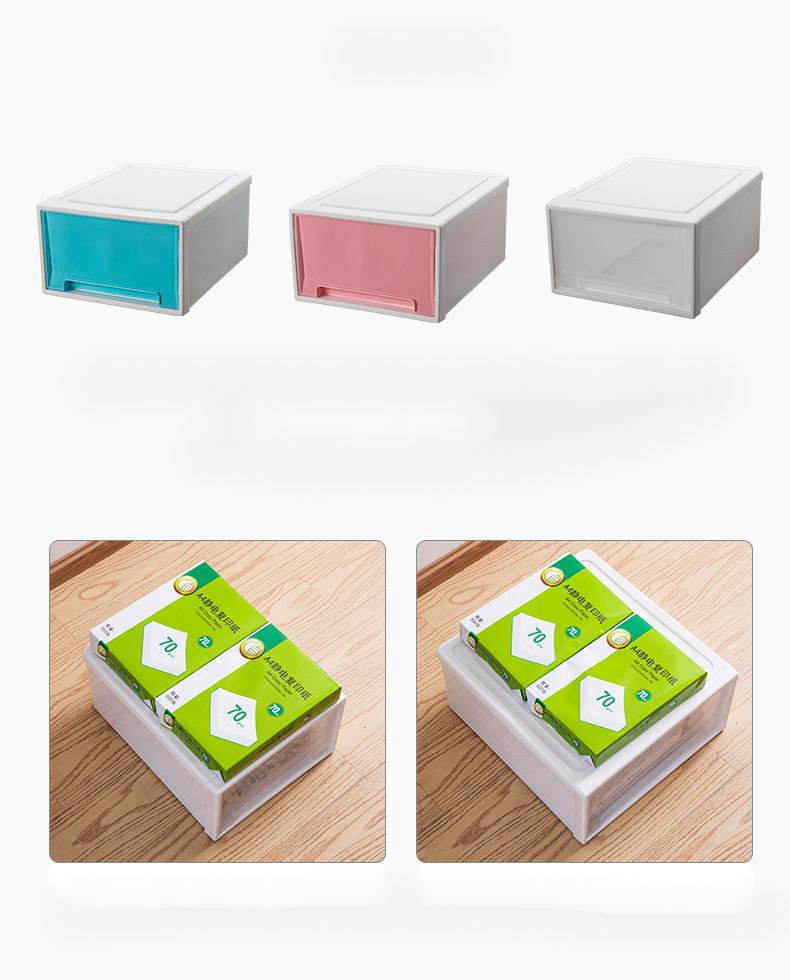 Product Introduction of Thickened Drawer Style Wardrobe Storage Box Plastic Storage Cabinet Clothes Storage Box Toy Underwear Storage Box Shoe Box Kitchen Organiser Bath Lightweight 19