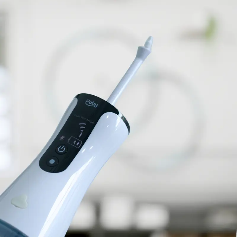 Tăm nước Poby tích hợp camera tiện lợi hỗ trợ làm sạch hiệu quả [ bảo hành 12 tháng ] tặng kem đánh răng nhật bản 6