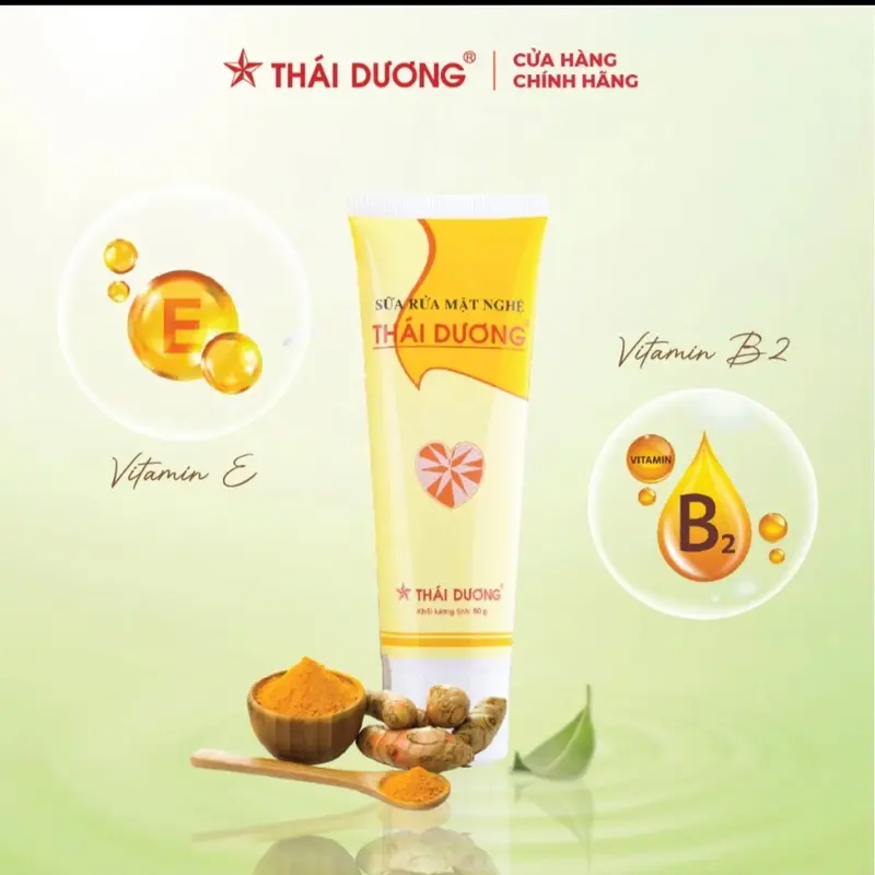 Sữa rửa mặt Nghệ Thái Dương (Hộp 1 tube x 90g)- Sao Thái Dương 4