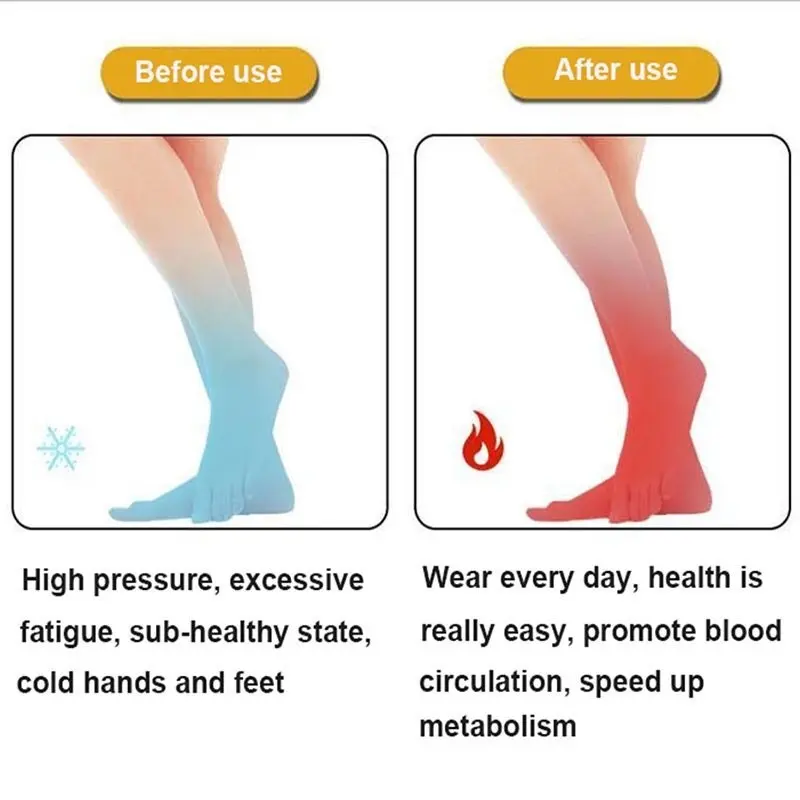 Kaus kaki Turmalin Pemanas Penghangat Kaki / Kaos Kaki Terapi Pemanas Magnet / Pemanas Kaki Foot Support Tourmaline Magnetic Therapy Terapi /  Kaos Kaki Pemanas Penghangat 5
