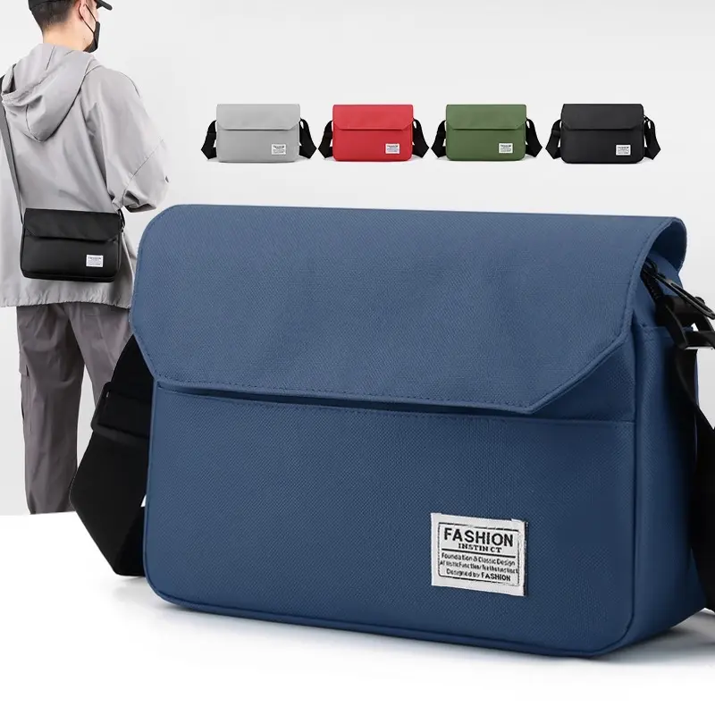 กระเป๋าสะพายข้าง ผ้าแคนวาท แฟชั่น ผู้ชาย  งานสวย ใส่ของได้เยอะ (GC-125)