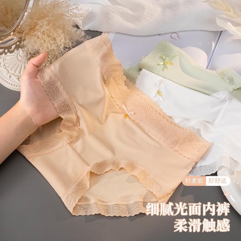  Set 5 or 10 quần lót nữ đúc su phối ren mềm mại siêu đẹp 