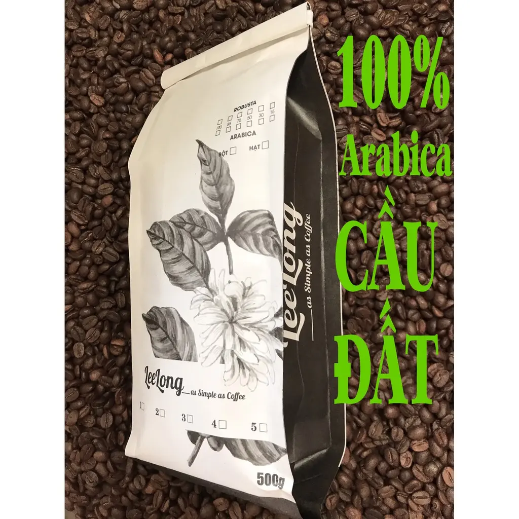 500g cà phê Arabica Cầu Đất
