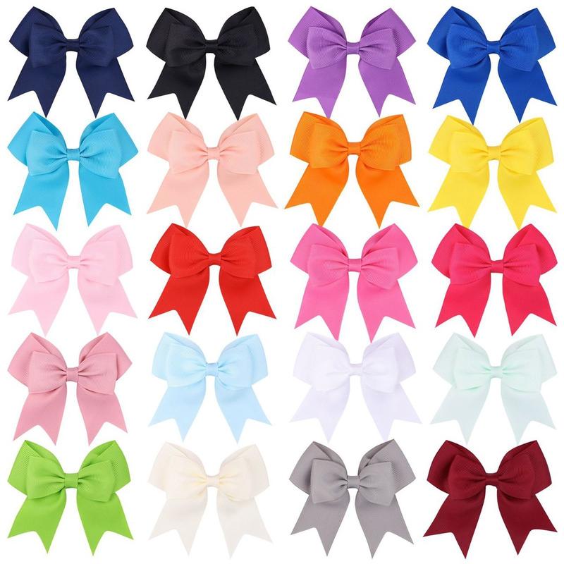Sailor double bow Hair Clips Solid Rib Ribbon Hair Accessories - TikTok ...
