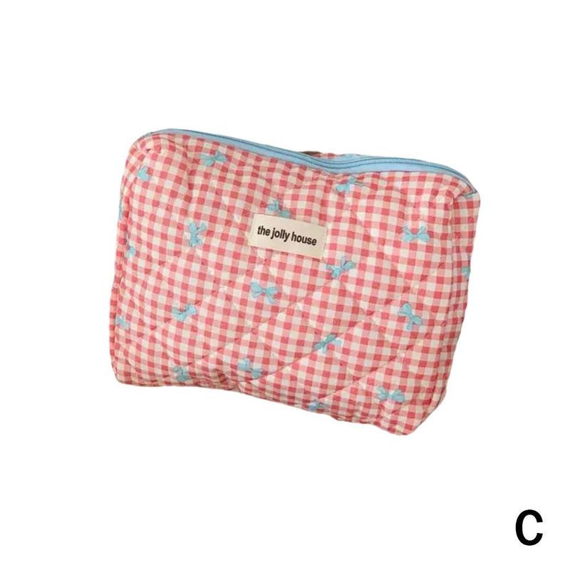 Product Introduction of Bowknot Cosmetic Bag Portable Soft Handbag Toiletries Capacity Bag Student Large Storage Bag 34