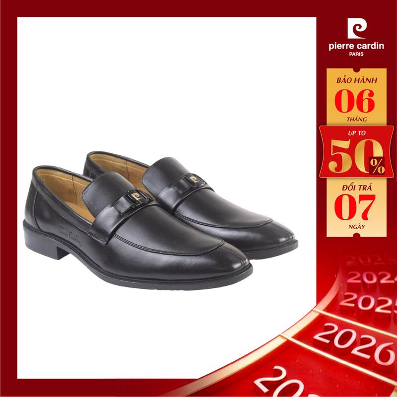 Pierre Cardin Giày tây nam cao cấp Penny Loafer PCMFWLG 782 đế Cao Su nguyên chất da thật êm ái sang trọng cho trang phục công sở