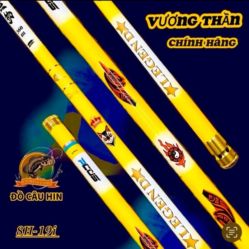 BH 1 NĂM 1 LÓNG Cần Vương Thần 8H chính hãng + 8 món quà tặng : 1 phao đèn + 1 trục + 1 ngọn zin + 1 thẻo + 4 phao chuyên đài BH 1 NĂM 1 LÓNG Đi Câu Bắt Cá Fishing Câu Cá cần câu cần câu
