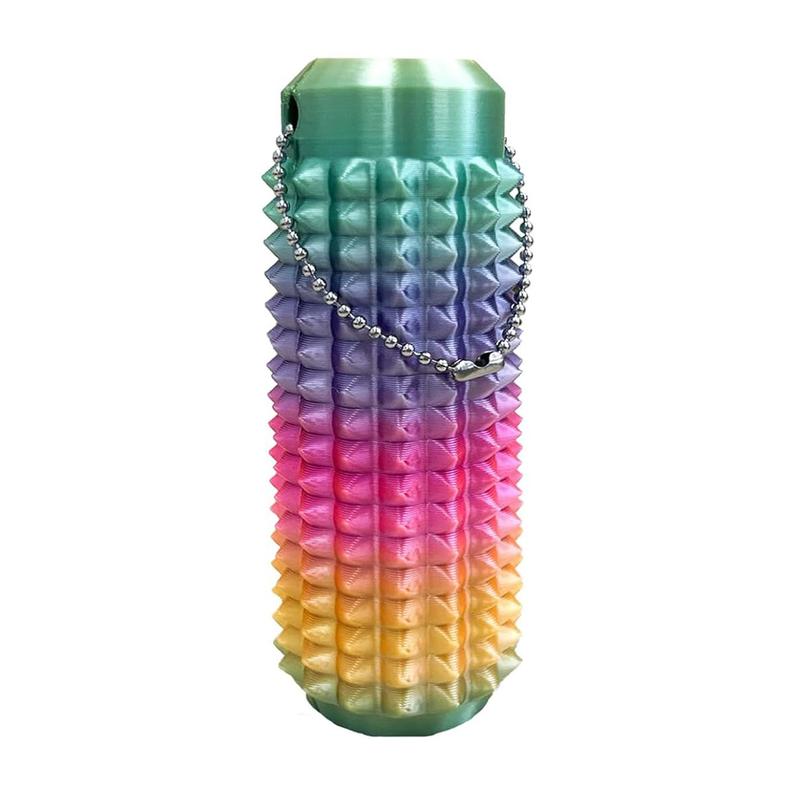 Reflexology Keychains Neon Spiky Grippie Stim Keychain, Calming Fidget Keychain for Anxiety ...