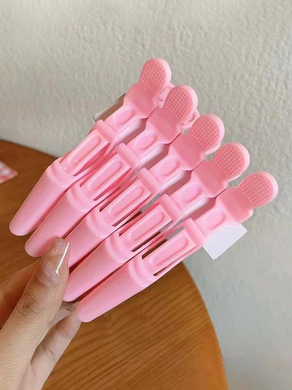 Oversized Alligator Hair Clips for Women, Minimalist Versatile Hair Clips, Side Positioning Clips for Hairdressers and Makeup Artists, Hair Clips for Perming Tools, Barrettes 5
