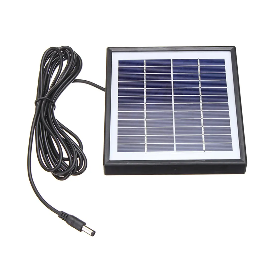 5W 12V Portable Solar Panel Battery Charger For Cars And Boats With 300cm Cable