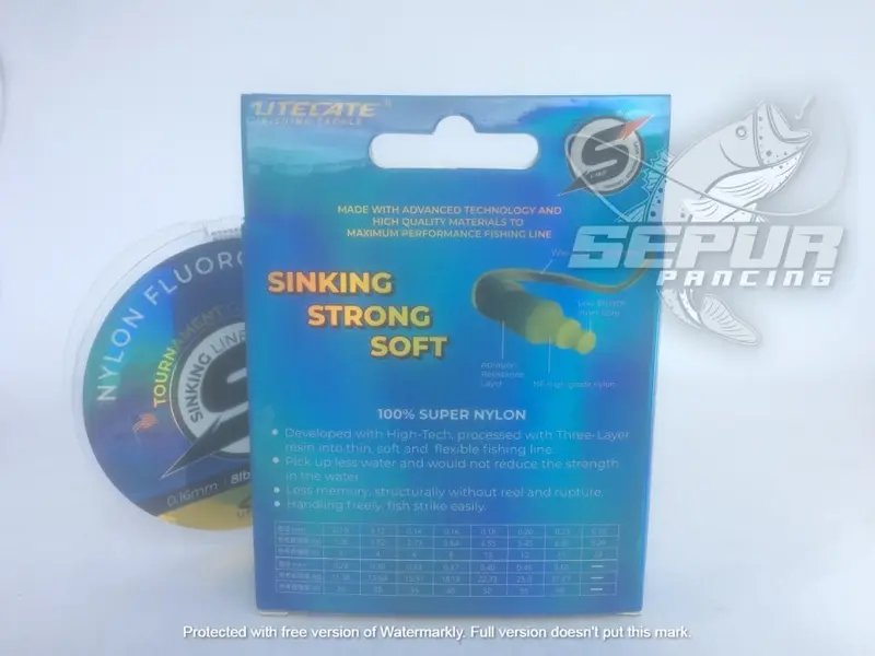 SENAR Pancing UTECATE Nylon Fluoro Coating Tournament Grade 150M 2
