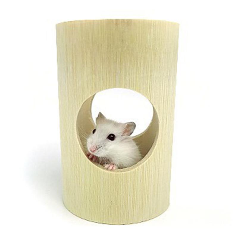 Picture of 【stock】2/4 Holes Pet Hamster Squirrel Bamboo Straight Throug - TikTok ...