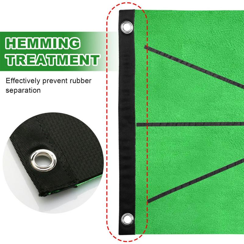 Product Introduction of Golf Training Mat Swing Track Practice Marking Pad Detection Batting Ball Trace Directional Mat 30X60CM Golf Swing Practice Mats 32