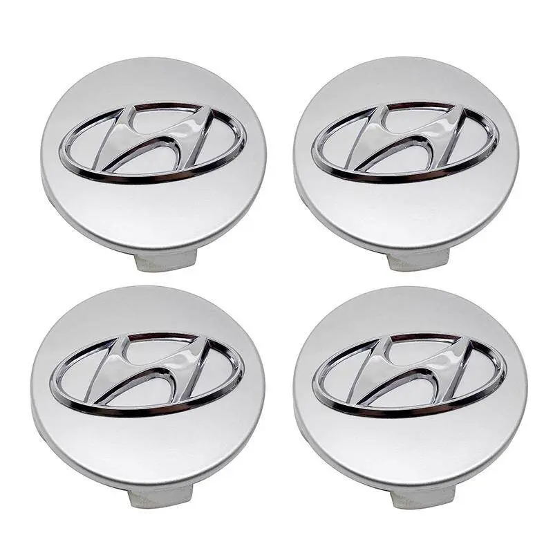 4PCS 56MM Wheel Center Cap for Hyundai Matrix Elantra Getz Atos Hub Cover Badge Emblem Car Styling Auto Storage