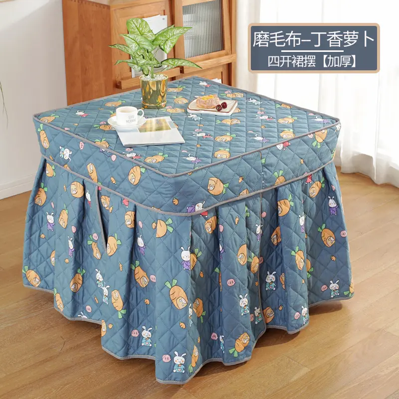 Chăn Bàn Sưởi Ấm Bằng Điện, Khăn Trải Bàn Máy Sưởi Điện, Khăn Trải Bàn Lò Sưởi, Khăn Trải Bàn Lò Điện Mùa Đông, Khăn Trải Bàn Bếp Điện Dày Dặn, Hình Vuông