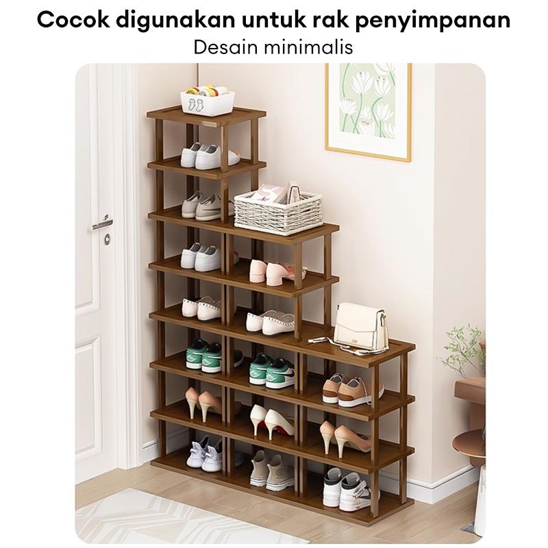 LACCOHUG Rak Sepatu Susun Kayu 65cm Rak Sepatu Minimalis Rak Sepatu Rumah Rak Sepatu Kayu Berdiri Aesthetic LACCOHUG Rak Sepatu Susun Kayu 65cm Rak Sepatu Minimalis Rak Sepatu Rumah Rak Sepatu Kayu Berdiri Aesthetic