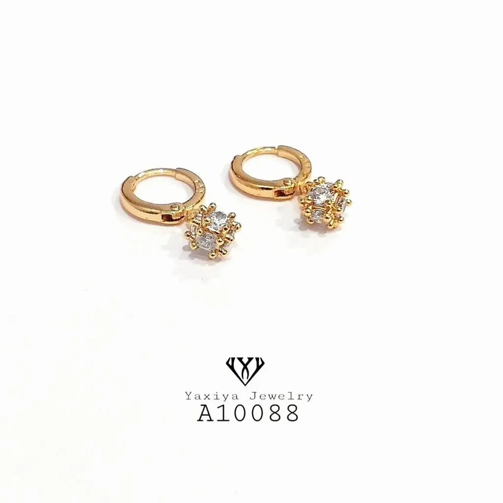 Anting Mewah Yaxiya Anting Motif Bola Aksesoris 778