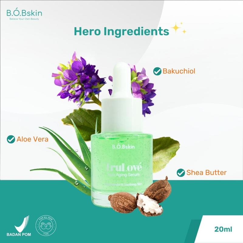 Product Introduction of Serum Anti Penuaan dan Flek Hitam Mengencangkan Kulit BPOM Tru Love BOBSkin BPOM Perawatan Tetes 1
