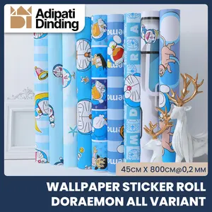 WALLPAPER DINDING MOTIF DORAEMON ALL VARIANT