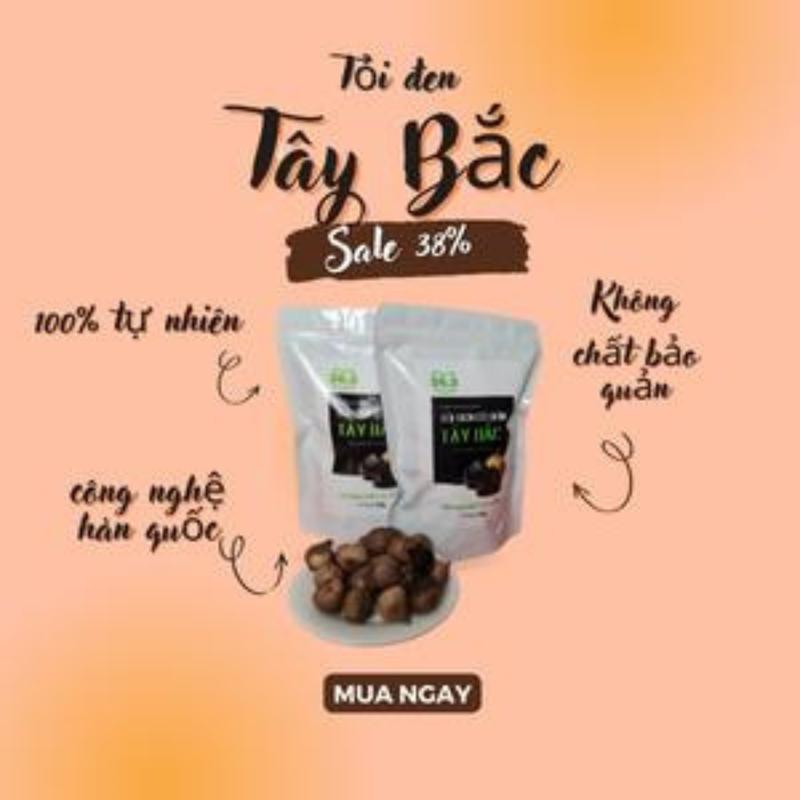 Tỏi Đen Tây Bắc - 500g loại 1 (Túi zip) Gia Vị