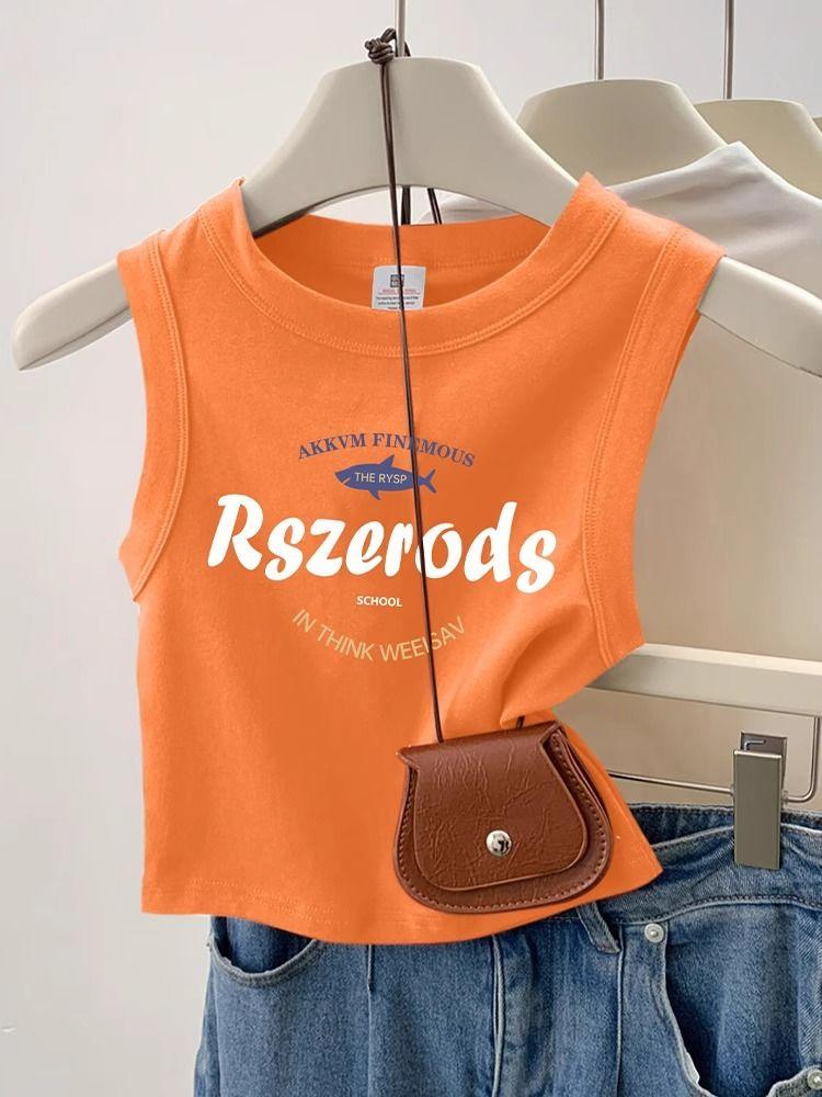 Product Introduction of [High Quality] Women's Camisole Smooth Cool Cotton Women's Tank Top Suitable for Gym or Outing Dopamine Style Hot Girl Short 2025 Summer Inner Wear Sleeveless Camisole Outer Wear Top 2