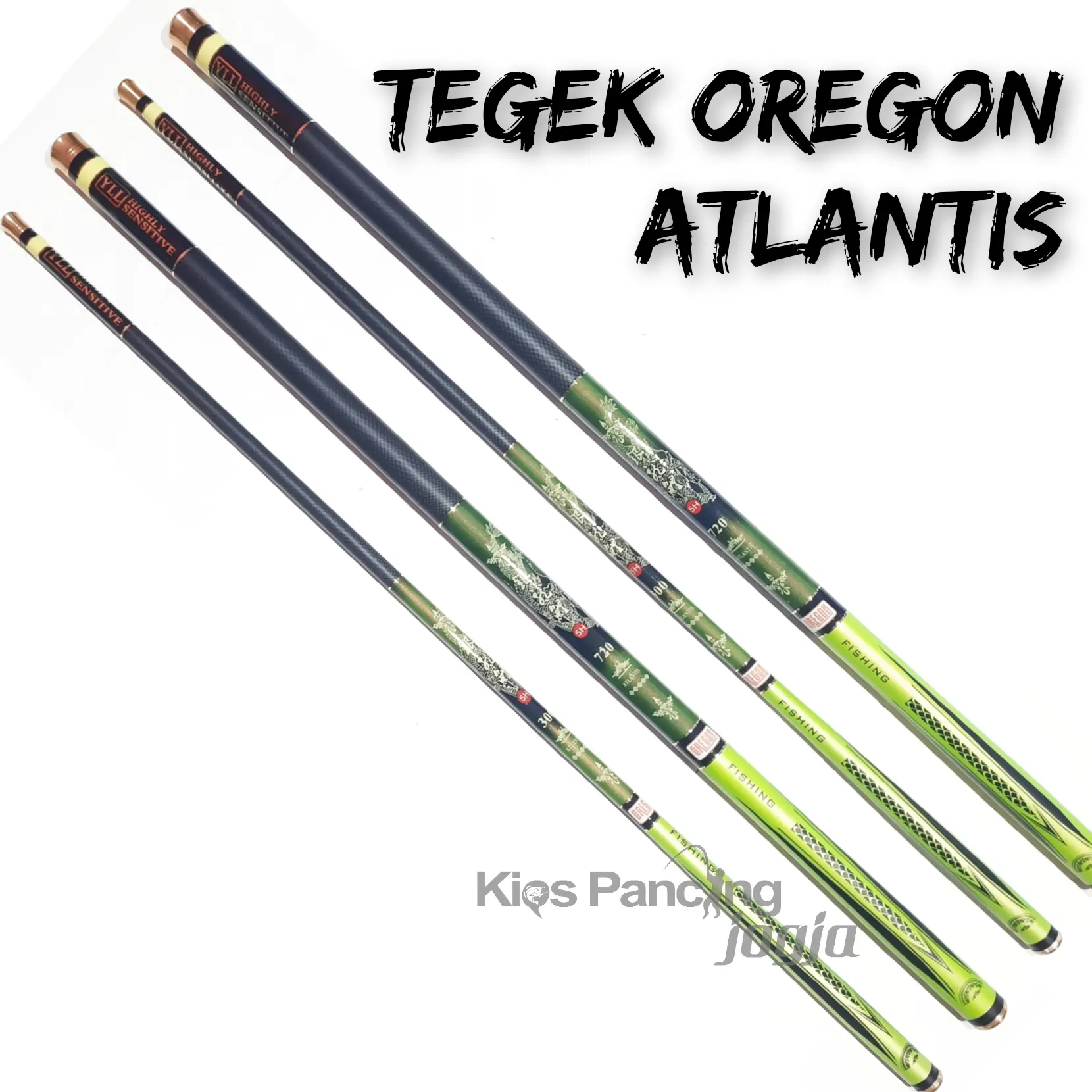 Joran Tegek Oregon Atlantis Sudah Termasuk Packing 270 300 360 450 540 630 720